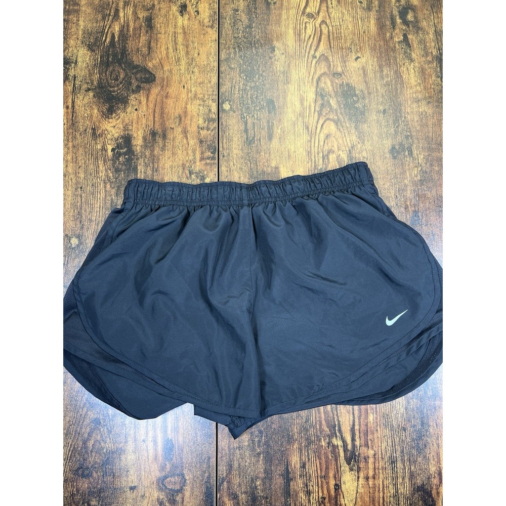 Nike Dri-FIT Women's Running Shorts Size XL Black Athletic Workout Gym Lined